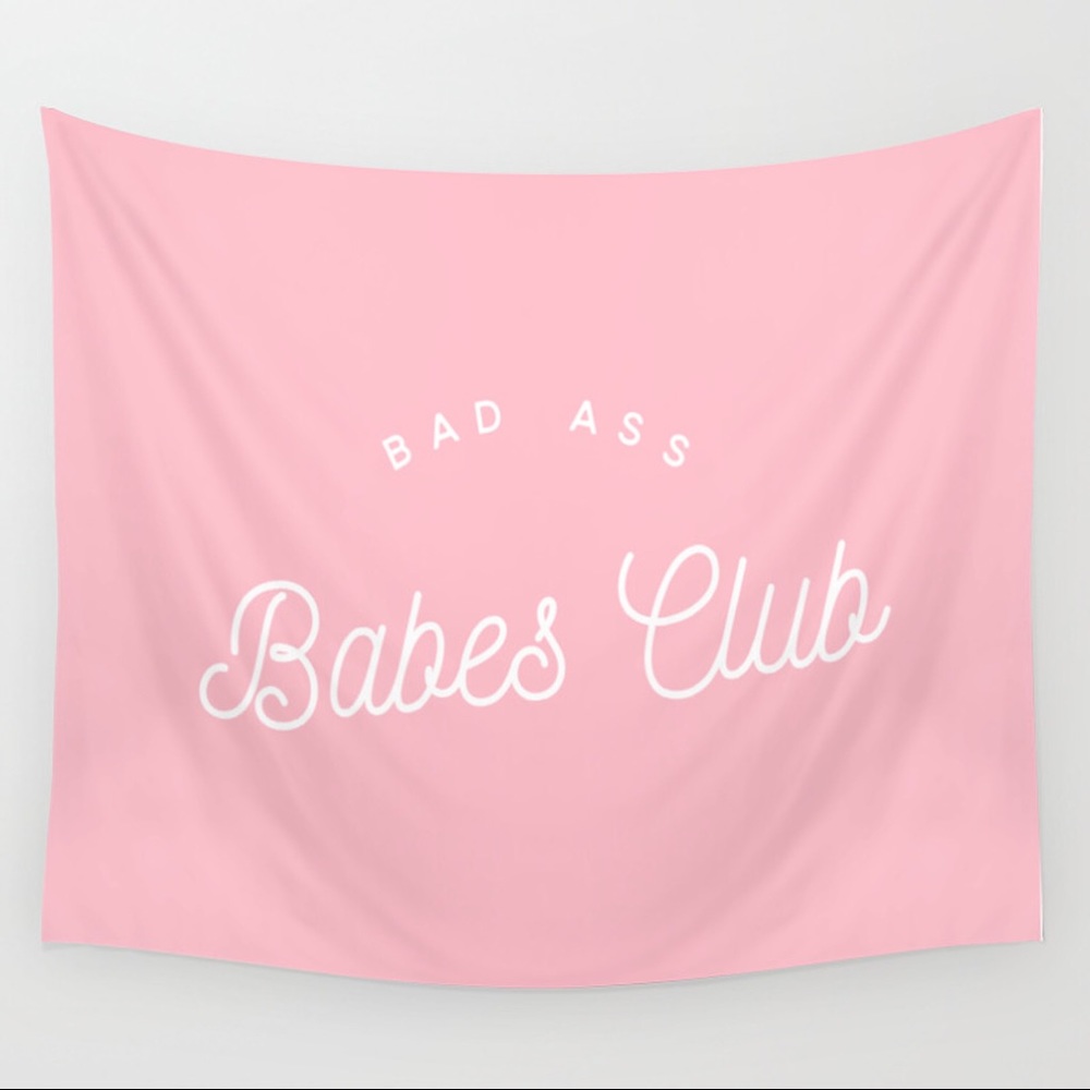 BAD ASS BABES CLUB Tapestry